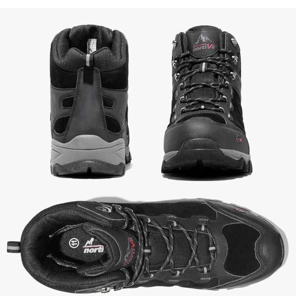 NORTIV 8 Waterproof Hiking Boots MidTrekking Lightweight Mountaineering 9.5‎ NWT